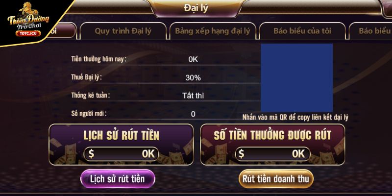 Mã QR để thành viên quét liên kết tài khoản đại lý